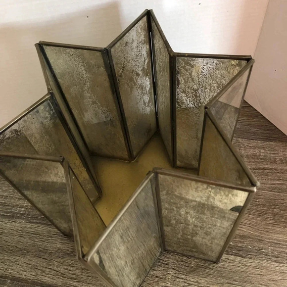 Pier 1 Star Shaped  Hurricane Lantern - Picture 3 of 7